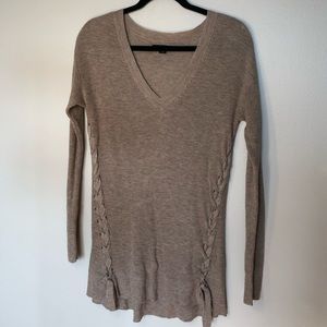 American Eagle Tan Long Sleeve Sweater Size S